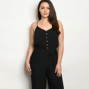 New Junior's Cute Boutique Black Jumpsuit
